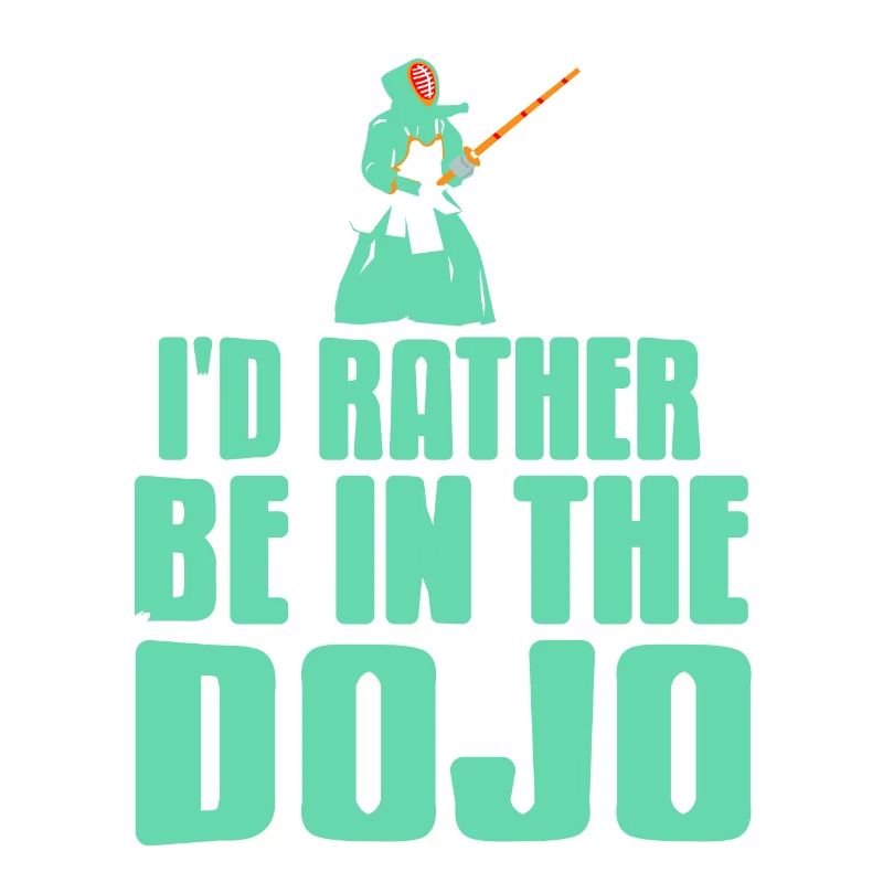 I'd Rather Be In The Dojo Awesome Aikido Tee