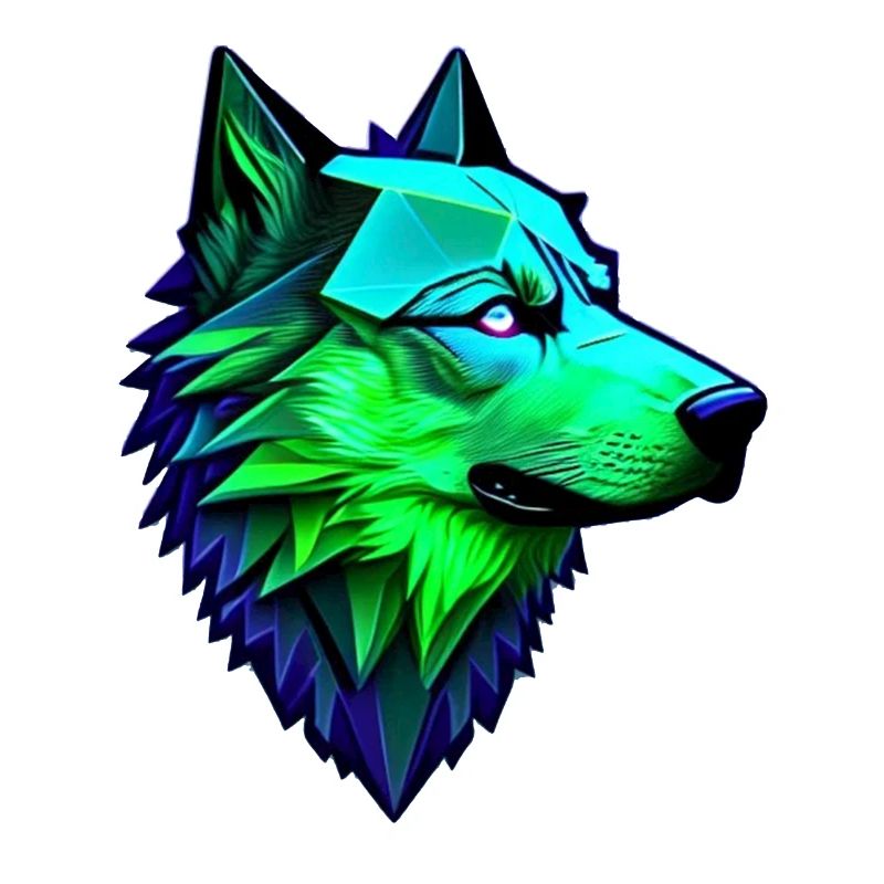 Wolf polygonale Form
