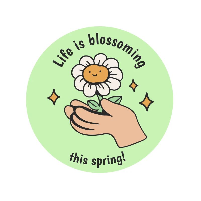 Life Is Blossoming This Spring! Cute Bloom Spring