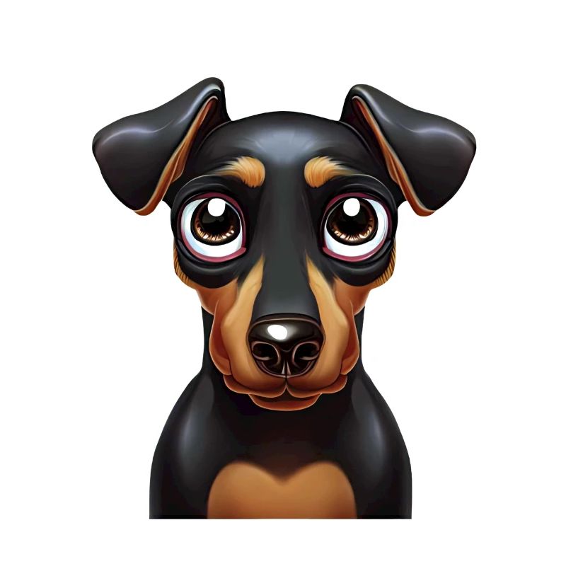 Délicieuse servilité Doberman