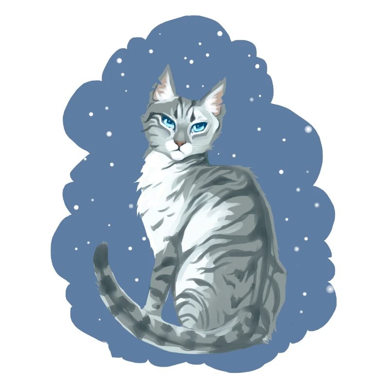 Ivypool Efeusee Graue Katze Schnee Warriors Cat