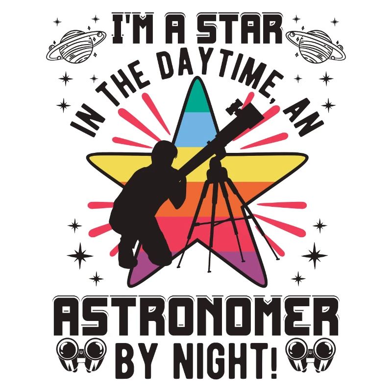 Tagsüber bin ich ein Star, nachts ein Astronom!