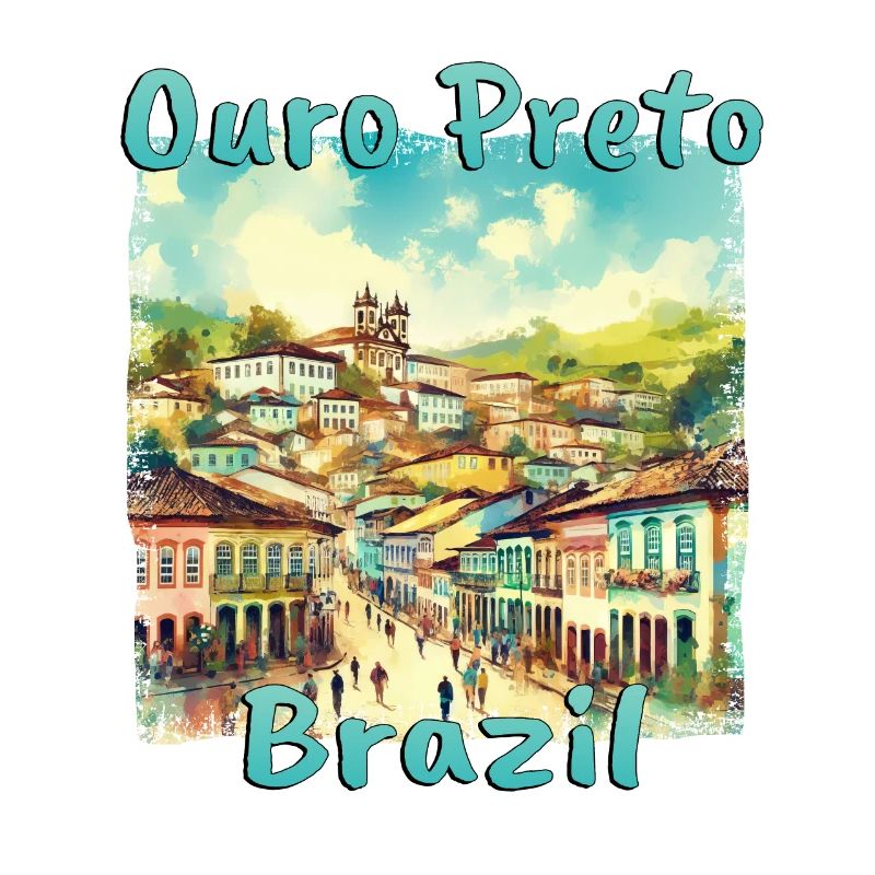 Ouro Preto Brésil - Architecture coloniale à
