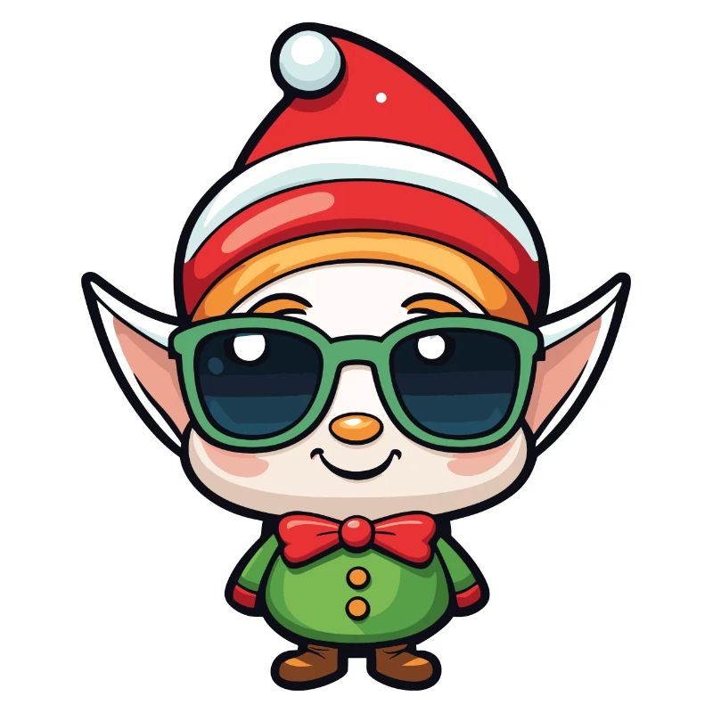 Dessin de Noël elfe