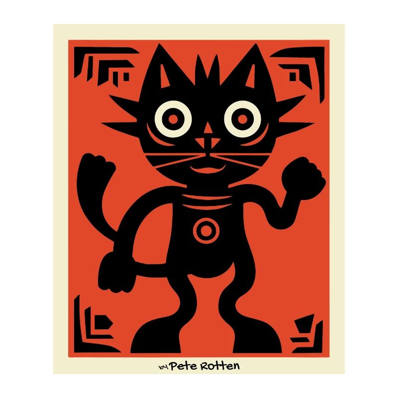 Chat d’art moderne