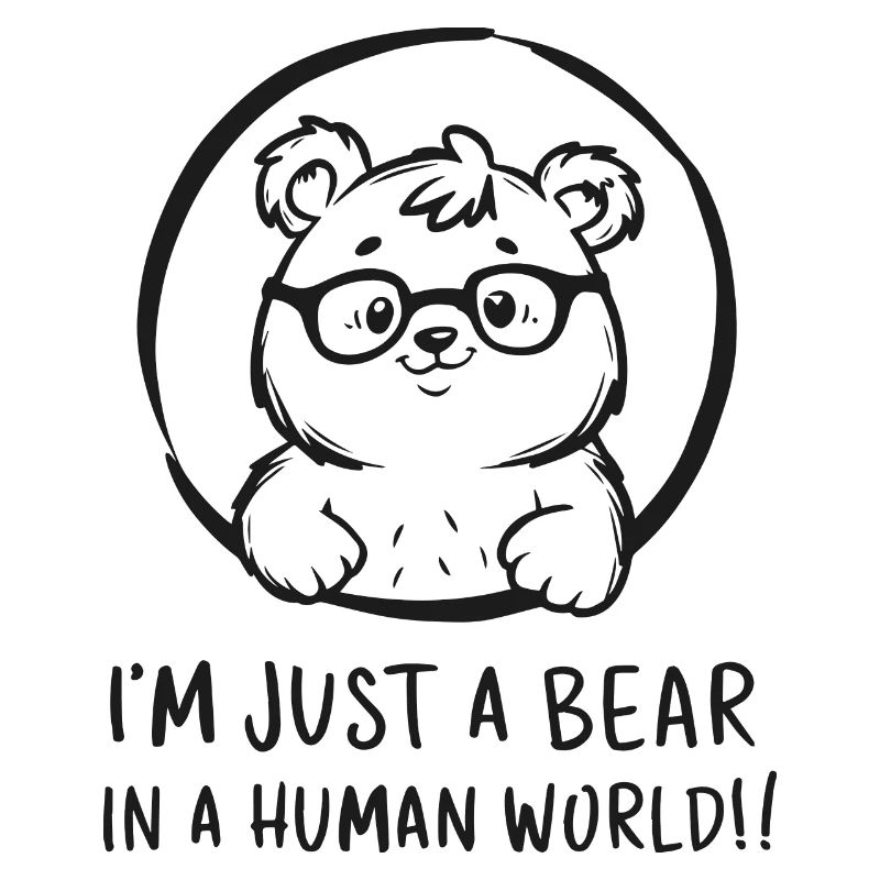 Teddybär in der Menschenwelt