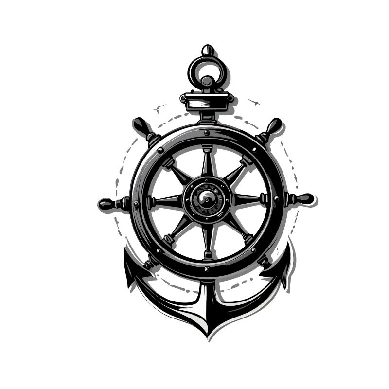 Conception du volant et de l’ancre maritime