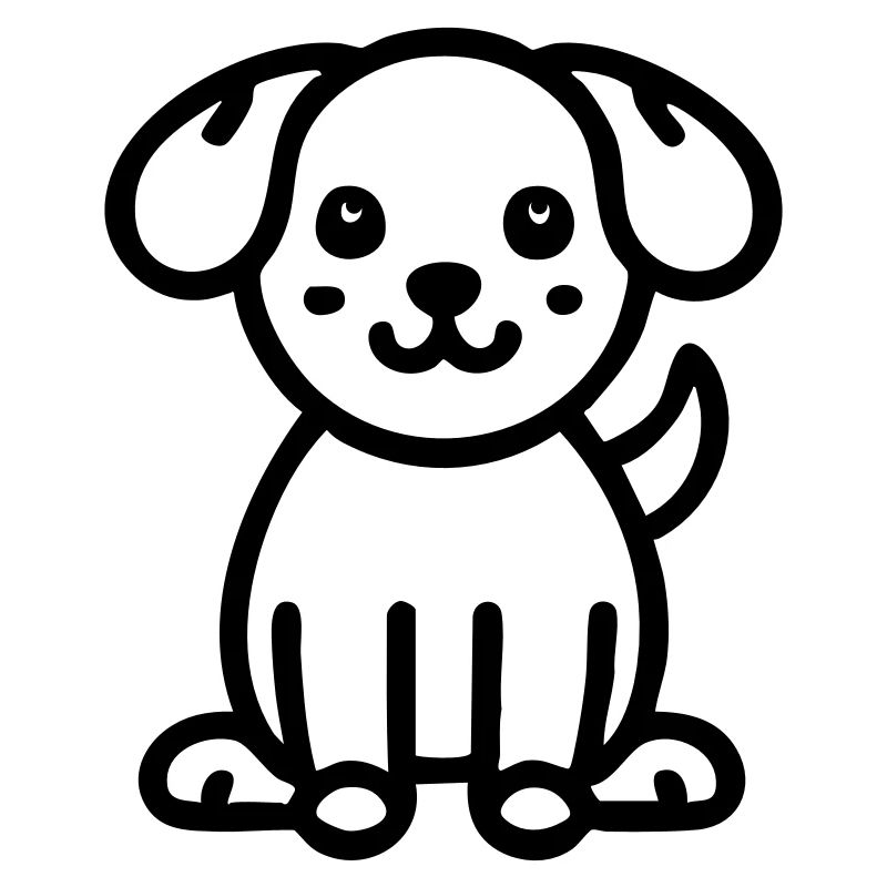 chiot mignon chien chien