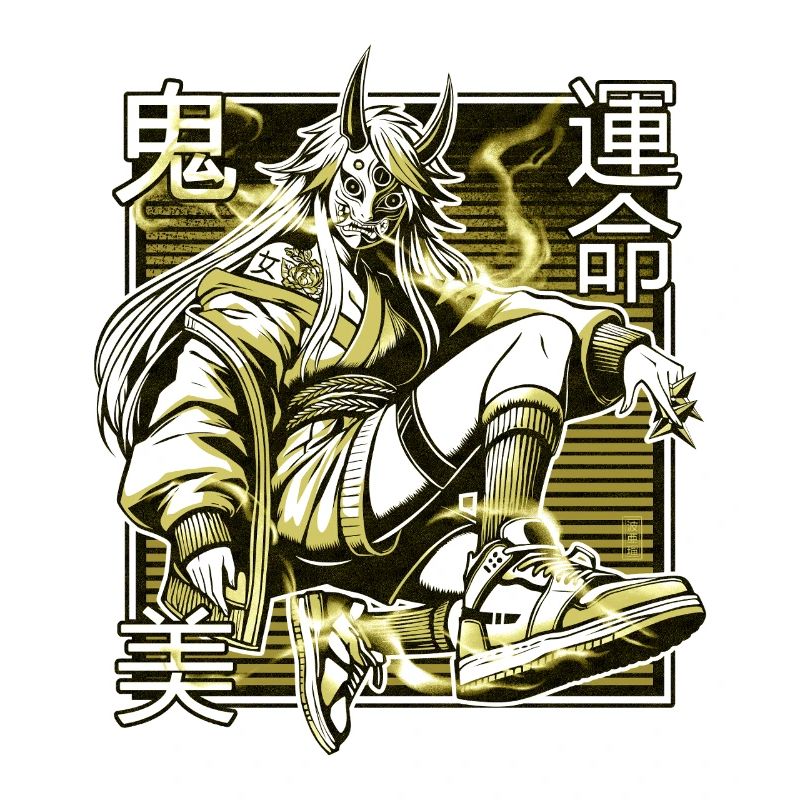 Gelber Kunoichi-Dämon