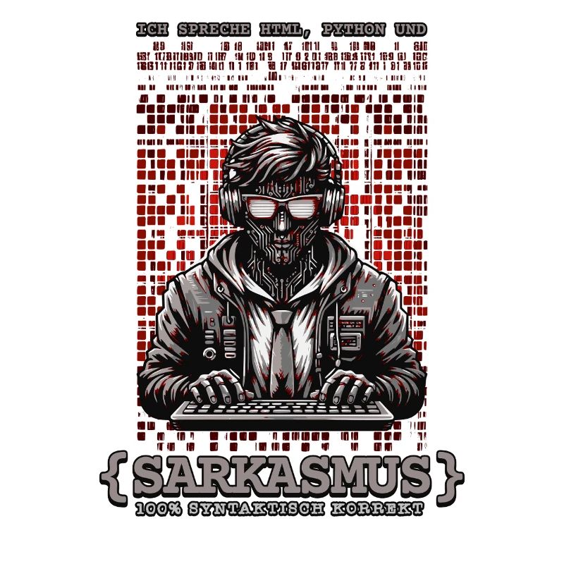 Ich spreche HTML Python und Sarkasmus