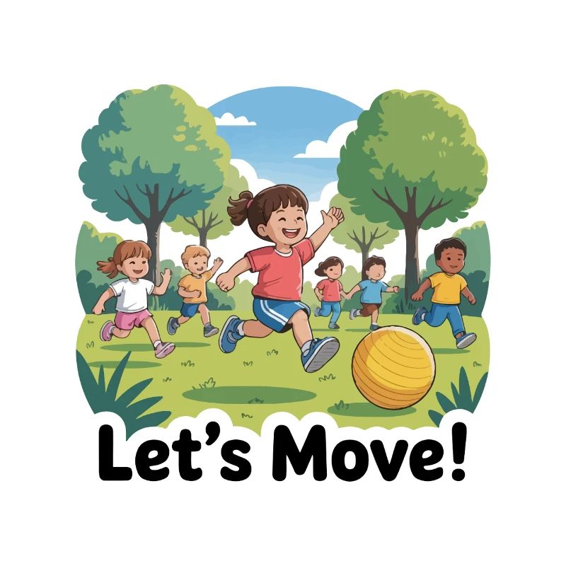 ENFANTS FAISANT DE L’EXERCICE. BOUGEONS