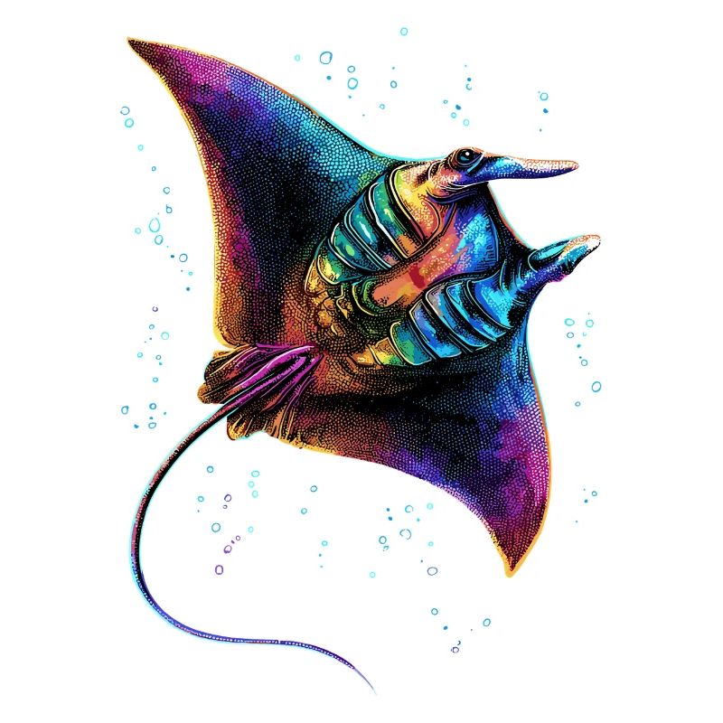 Manta Ray, Devil Ray, Stingray, Diver