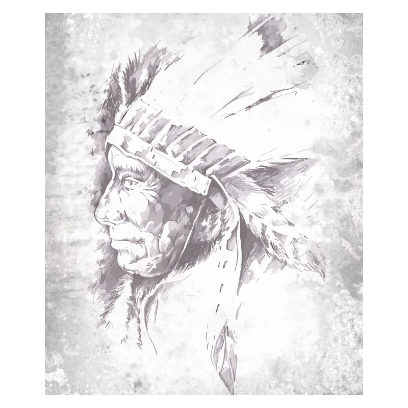 Native Grey Feather Chief