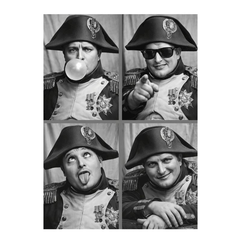 Collage de pièces Napoléon Grimace