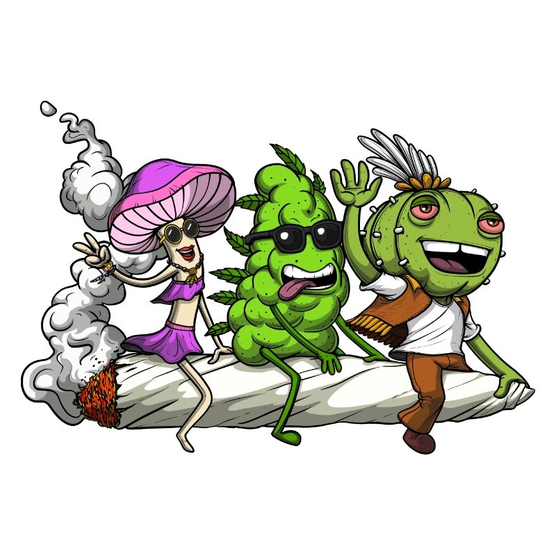 Aventure de fusée de weed