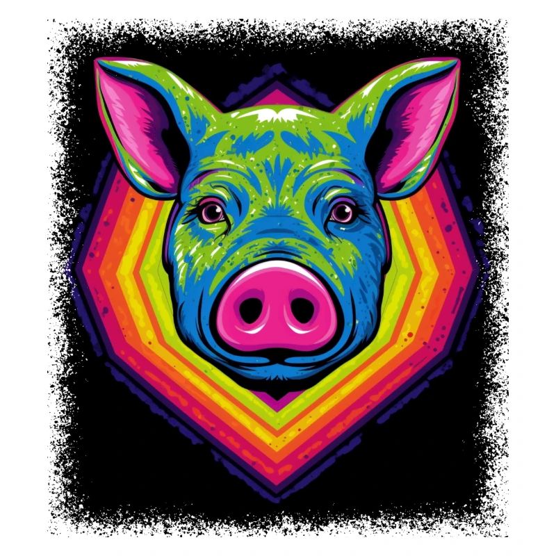 drôle cochon bacon tshirt citation motif cochon d’Inde