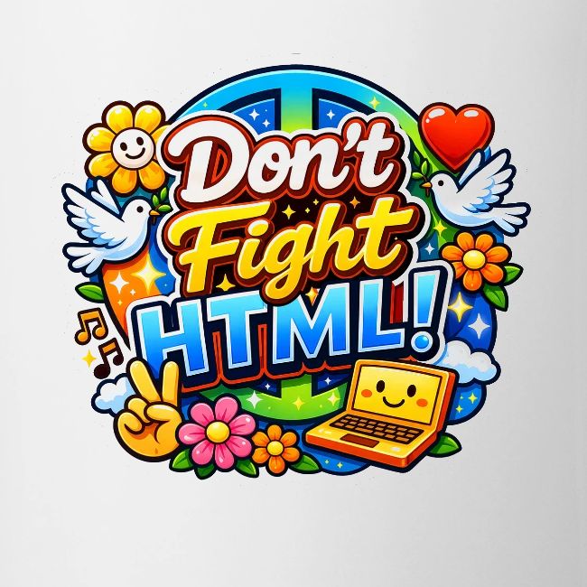 Don’t Fight HTML