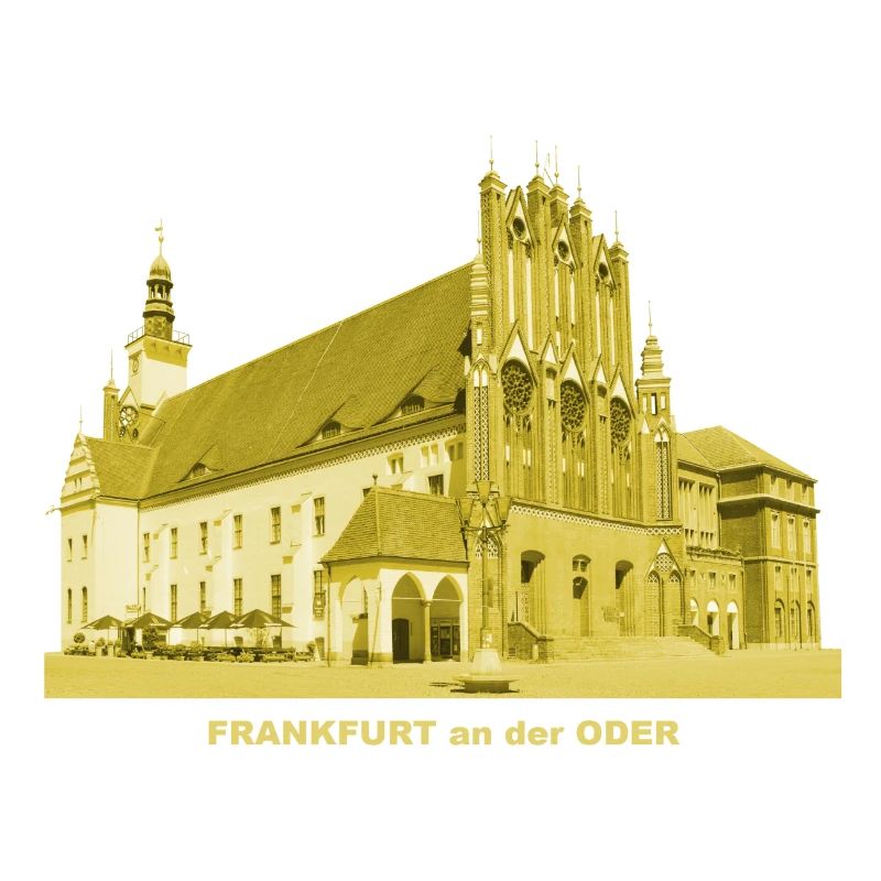 Frankfurt Oder Rathaus Brandenburg Gotik