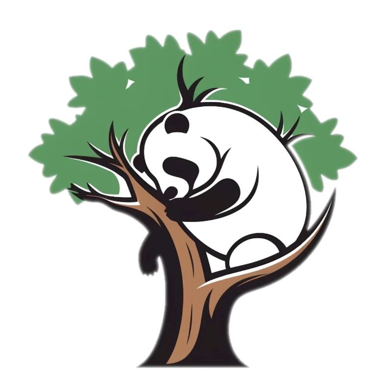 Panda dans un arbre