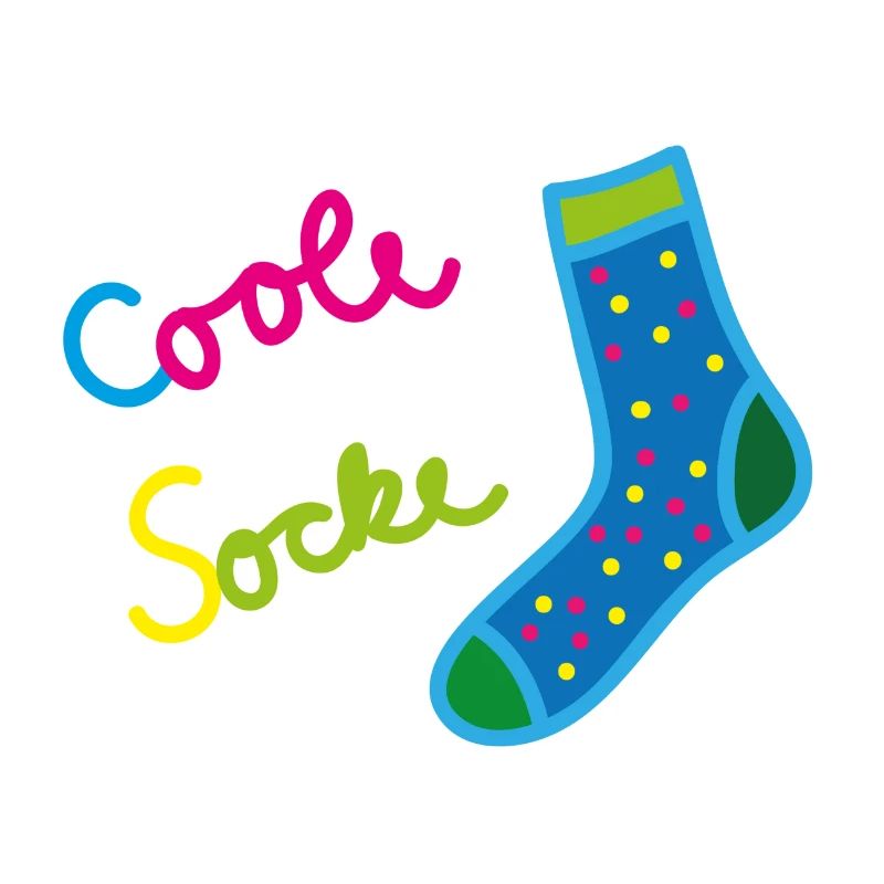 coole socke spruch