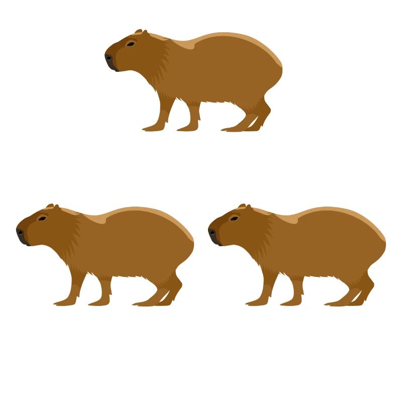 Copybara - Capybara Wortspiel - Copy Paste