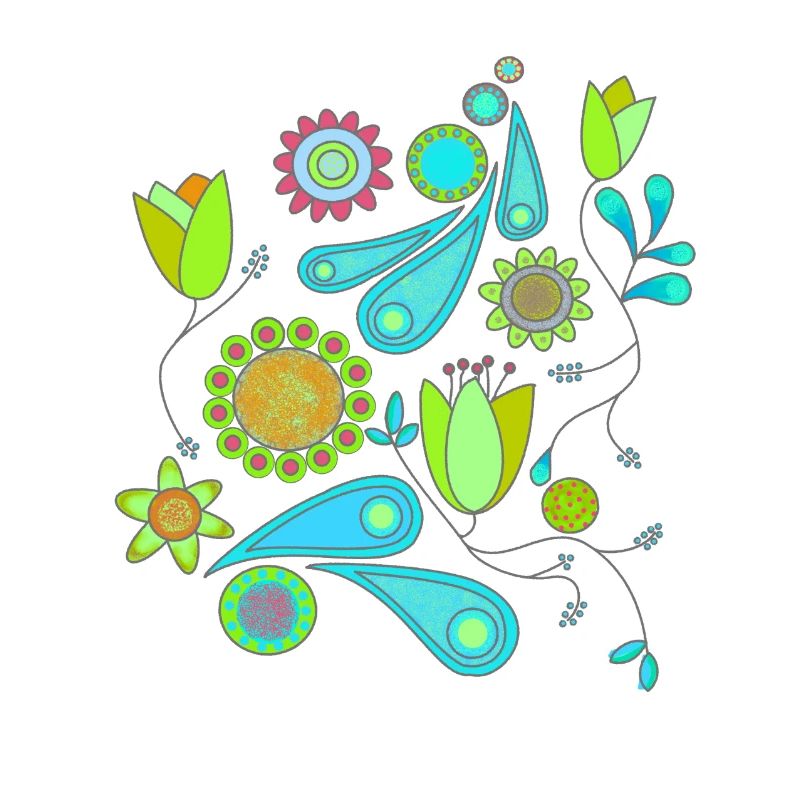 motif de fleurs