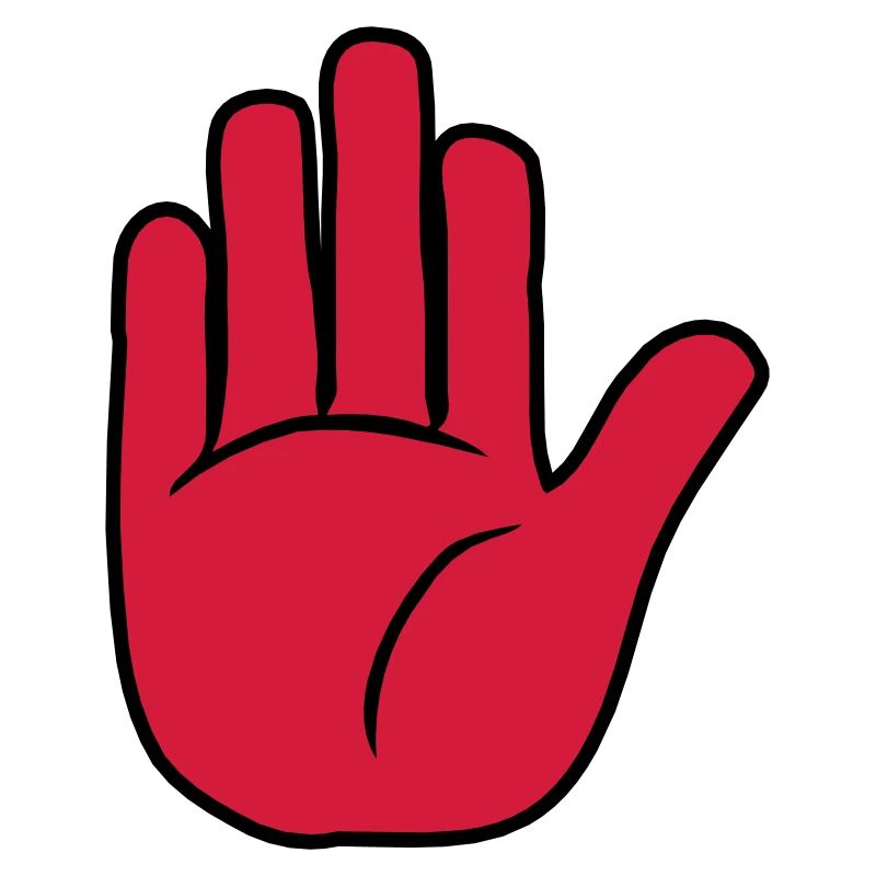 Stop Hand Sign