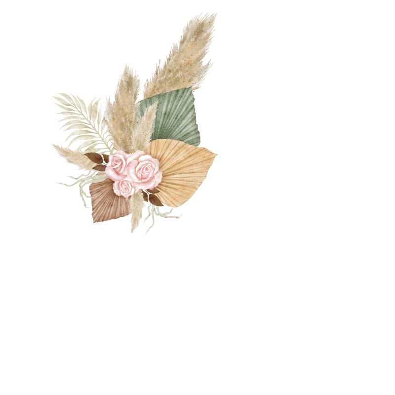 blumiger Buchstabe B