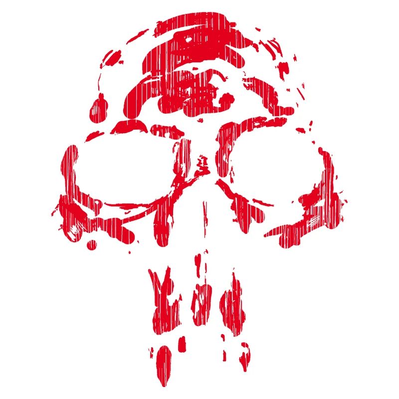 Skull - Neanderthaler ROT