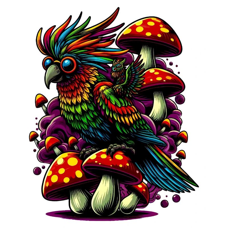 Colorful parrot