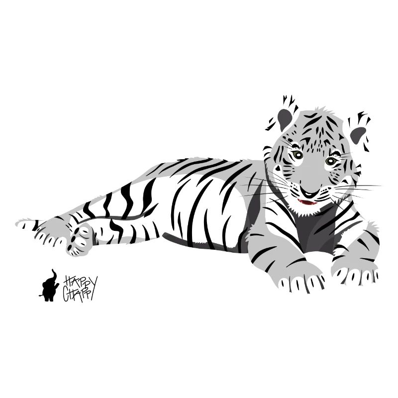 White Tiger Lying