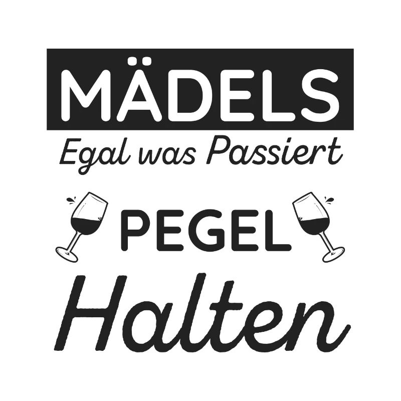 Pegel Halten Mädels Party