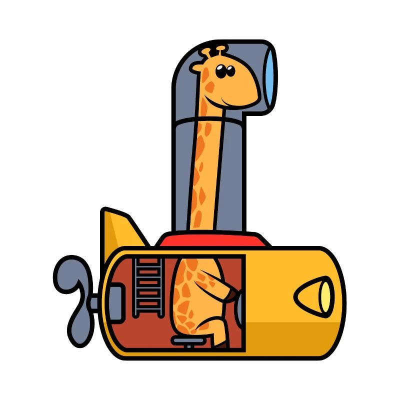 U-Boot Giraffe Lustig