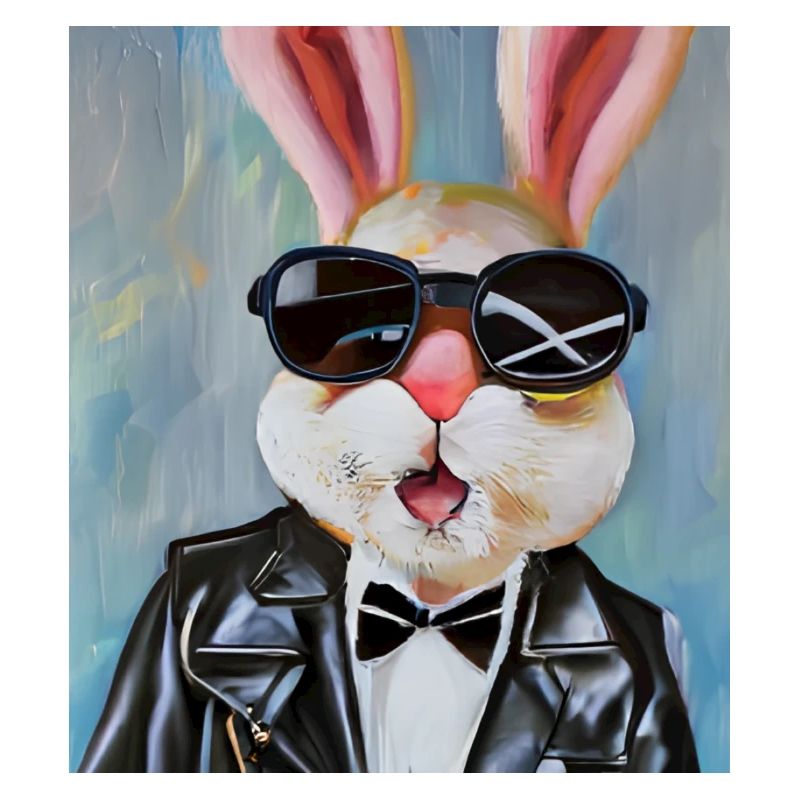 Stylischer Hase