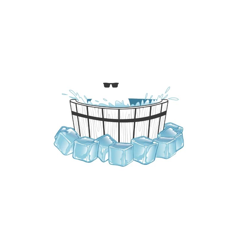 Winterbader Eisbaden Eisbad Spruch