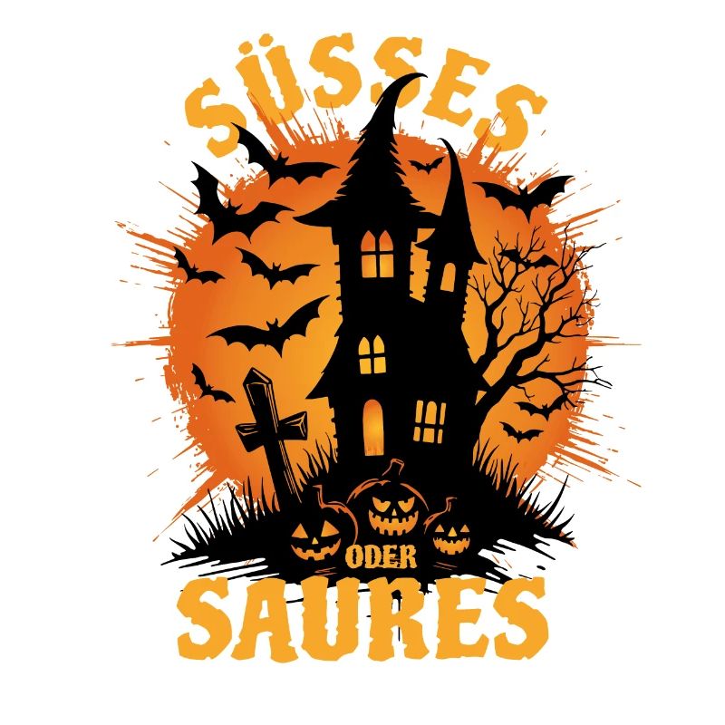Halloween Geisterhaus - Süßes oder Saures