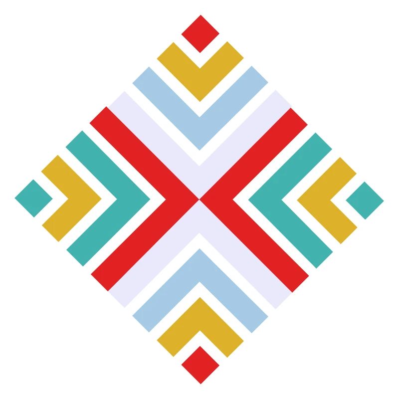 Folk geometric pattern