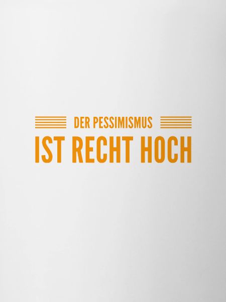 Pessimism is my thing