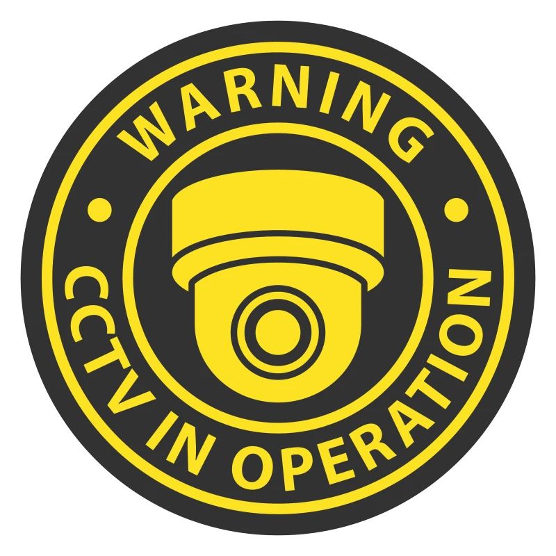 Security cameras in use symbol icon. Fixed CCTV