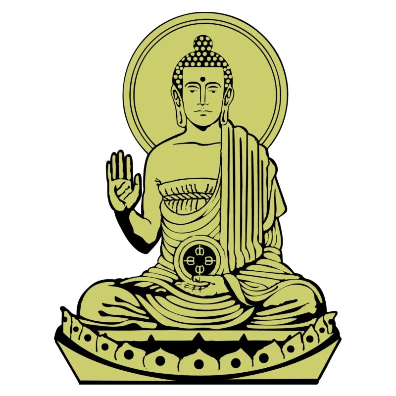 Sitting Buddha de