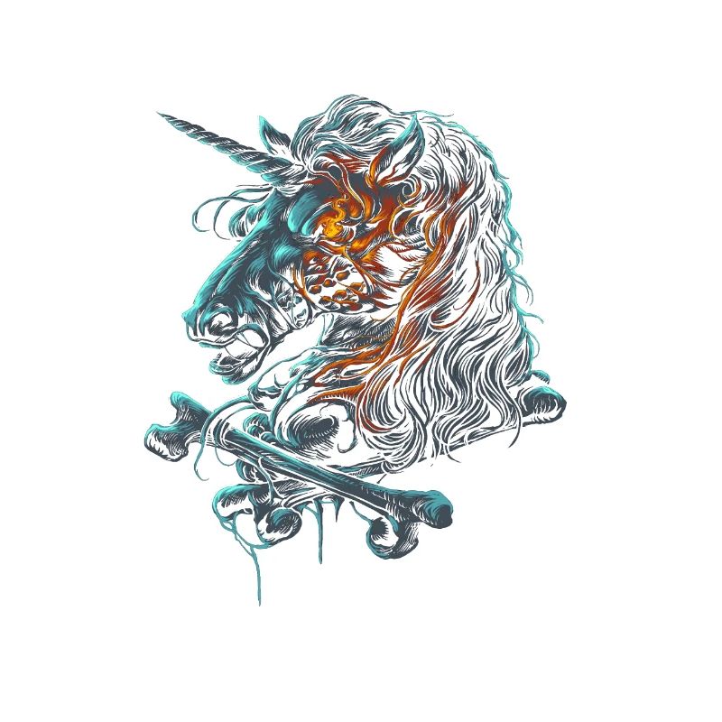 Totes Einhorn Pferd Dead Unicorn Premium Geschenk