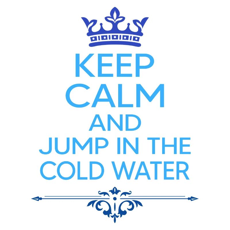 Ice bath winter swimmers cold water cold bath