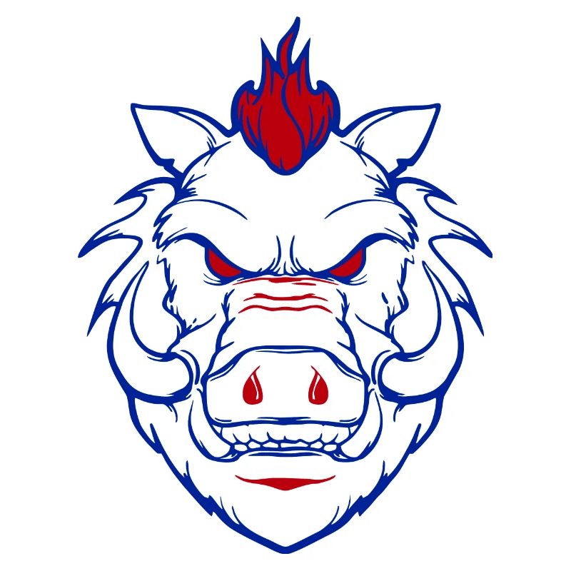 White boar