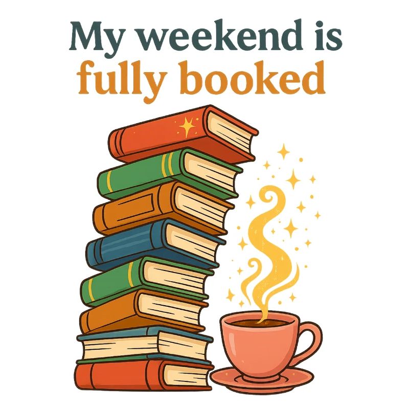 Mon week-end est complet - Funny Book Lover T-S