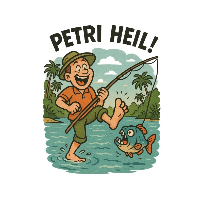 Petri Heil - oder der Piranha hängt am Zeh
