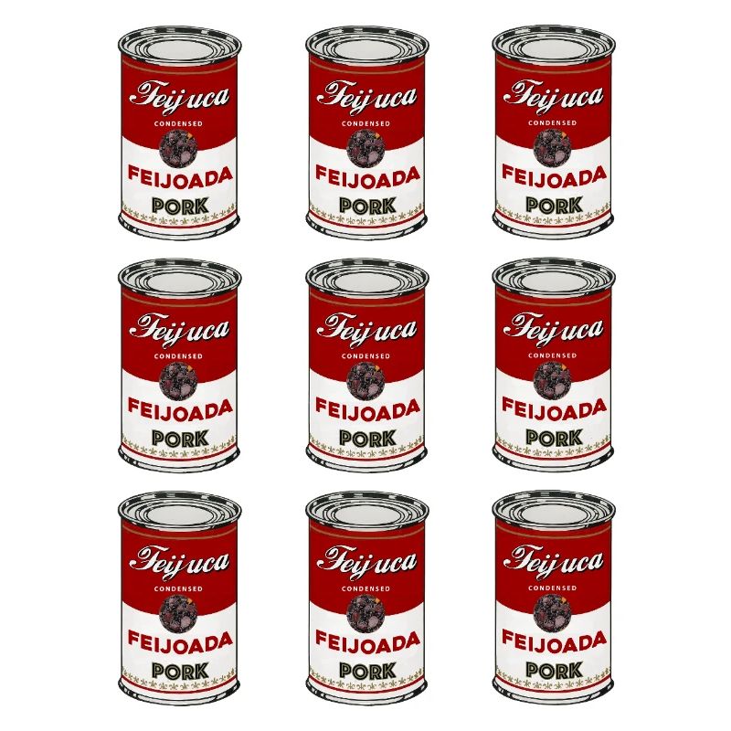Motif de canette de porc Feijoada