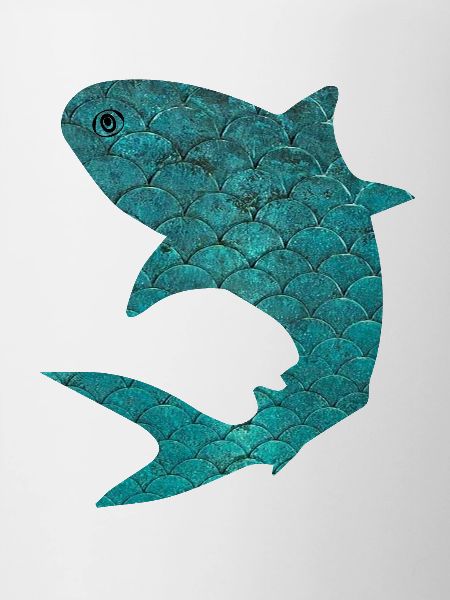 Shark // asteikot, kala, hai, valtameri, meri, kynnet
