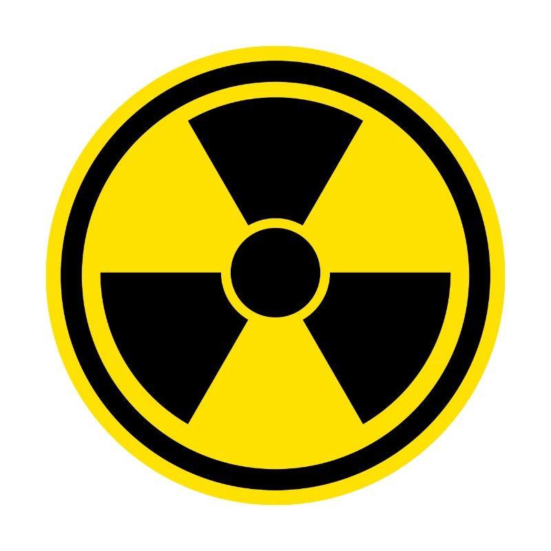 Warnschild Nuclear