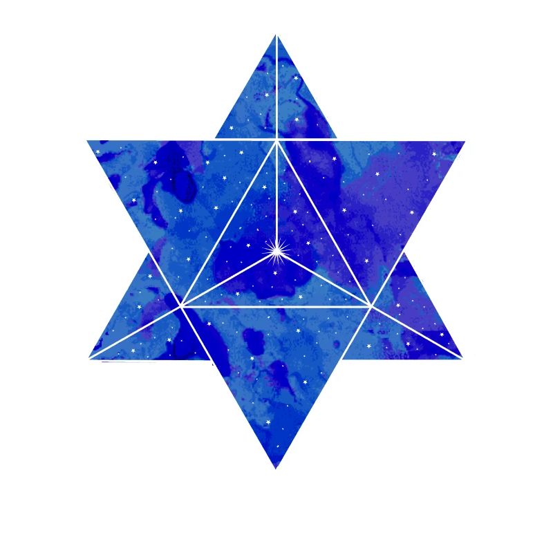Merkaba - Night Image - Stars - Sacred Geometry