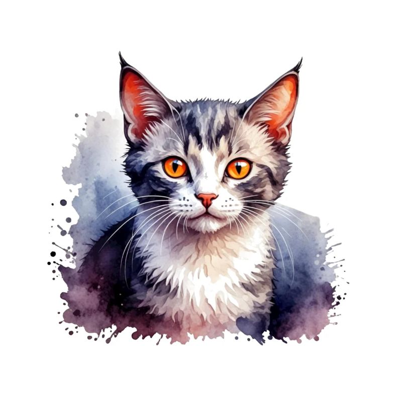 Beau design de chat